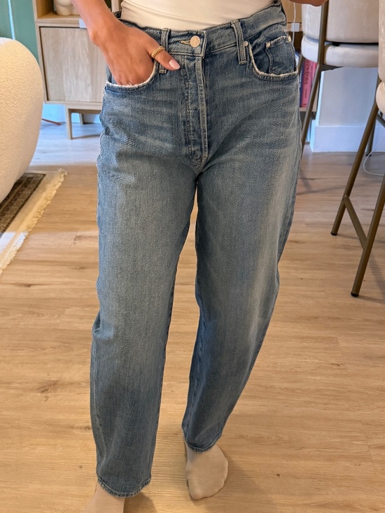 MOTHER The Curbside Ankle Jeans | Size 27 | Secret Siter Wash | Balloon Leg - Picture 4 of 8